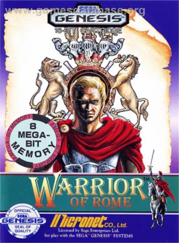 Cover Warrior of Rome for Genesis - Mega Drive
